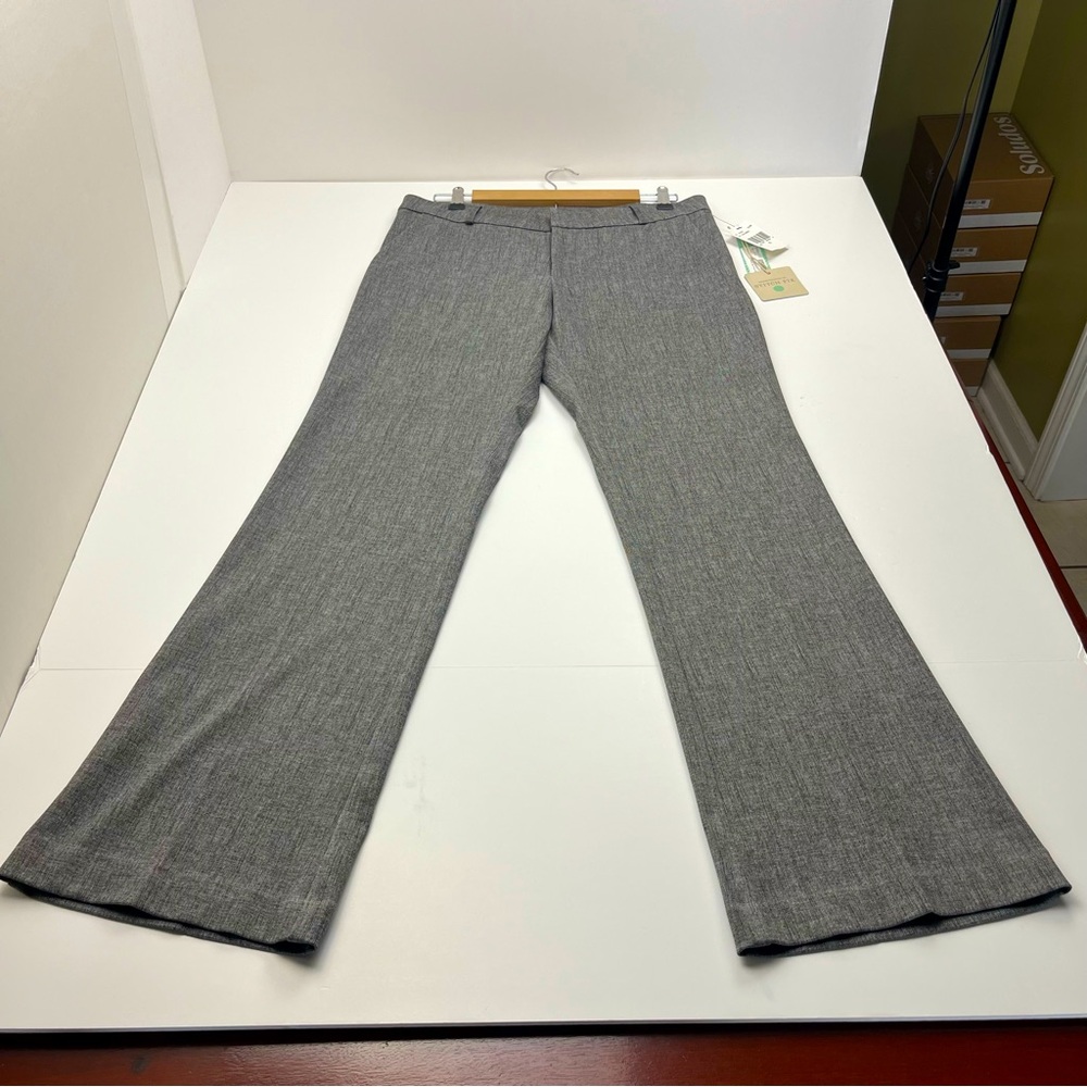 Kut from the Kloth Rose Bootcut Pant Black Marble Gray‎ Grey Womens Size 10 NEW